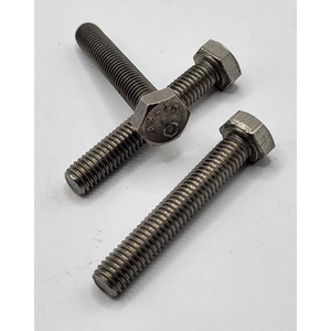 M5 - .8 X 30MM DIN 933 FT HEX HEAD CAP SCREW DFARS COMPLIANT 18 - 8 SS PLAIN
