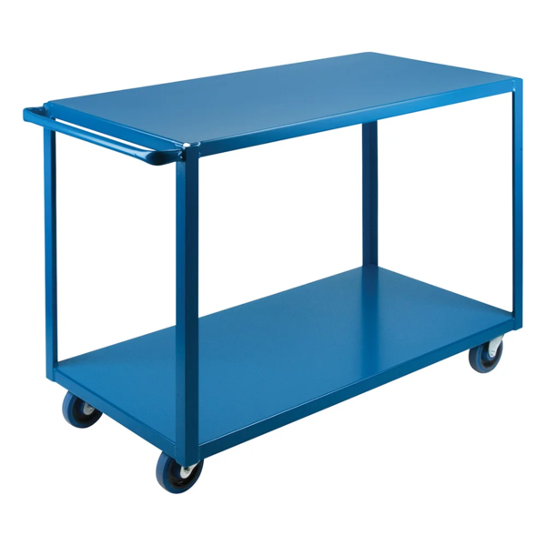 Shelf Cart - 36" x 24" x 36" - 1200 lb Capacity - Steel - 2 Shelf - Lip Down