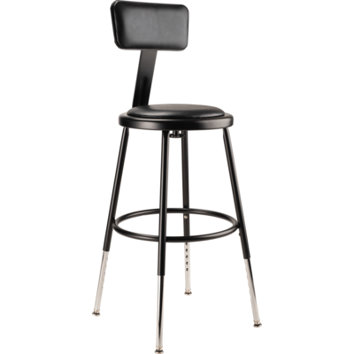 NPS 6418HB-10 NPS® 19"-27" Height Adjustable Heavy Duty Vinyl Pa