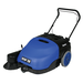 Clarke BSW 28 sweeper, angled left view with side broom