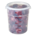 Cambro Translucent 22 qt. Round Food Storage Containers