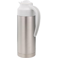 Service Ideas S2SN100WHT 1L Steelvac, Double Wall, Stainless Steel Beverage Server, White