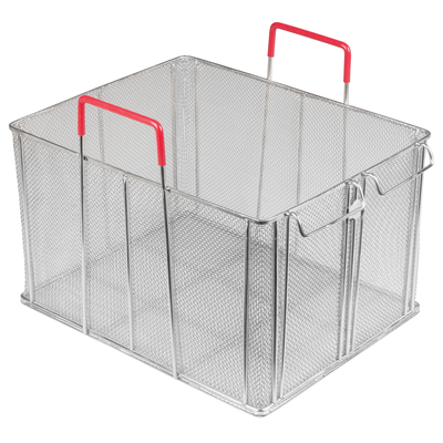 Winco MPN-1613 16-1/4" X 12-7/8" X 10"H Bulk Pasta Boil Basket