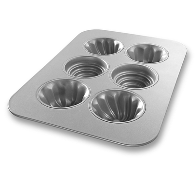 Chicago Metallic 25600 11-1/8" X 15-3/4" Overall Mini Cake Pan