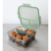 MyGo Large 3-Compartment Container, 9-3/8" X 9-3/8" X 2-1/2"