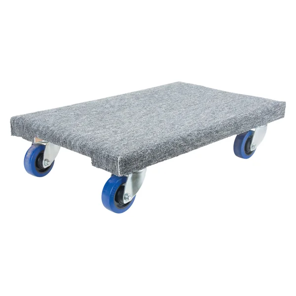 Dolly - 30" x 18" Deck - 1400 lb Capacity - Wood - Carpeted