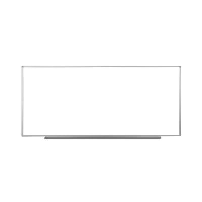 LUXOR WB9640W 96"W x 40"H Wall-Mounted Magnetic Whiteboard