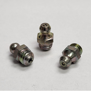 M8 - 1.25 X 15MM L STRAIGHT LUBRICATION FITTING STEEL PLATED