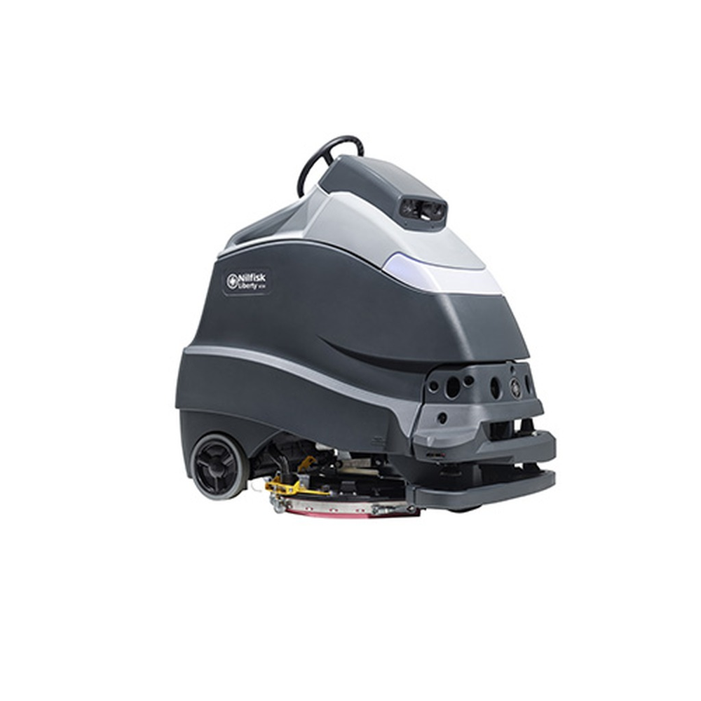 Nilfisk Liberty SC50 autonomous scrubber, right front view