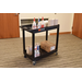 LUXOR EC11-B 32" x 18" Tub Cart - Two Shelves
