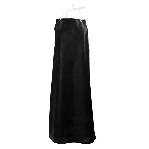 Apron - 48" x 35" - Polyester/Nitrile - Black