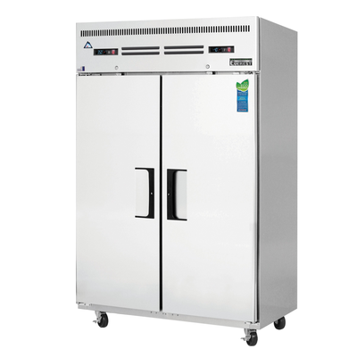 Everest ESRF2A 49-5/8" Two-Door Solid Door Upright Reach-In Dual Temp Refrigerator/Freezer Combo, NSF