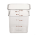 Cambro Camwear 4 qt. Clear CamSquare Containers