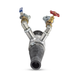 2" Dual Port Nozzle Assembly w/Heavy Duty Ends