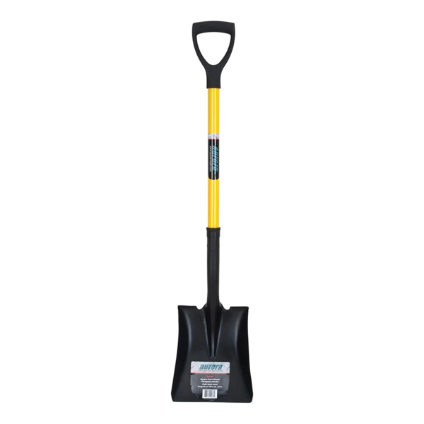 Square Point Shovel - 11-1/2" x 8-1/2" Blade - Steel