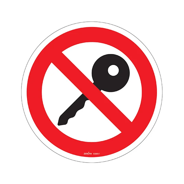 Turn Off Engine Sign - 12" x 12" - Vinyl - Pictogram