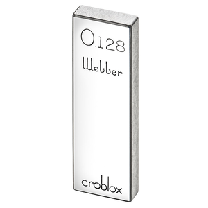 STARRETT RC .128 A1 Rect. Croblox Gage Block - .128 In., Grade A1