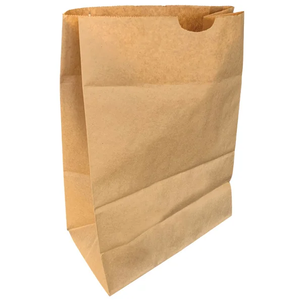 Paper Grocery Bags - 12" x 7" x 17" - 50 lb