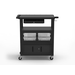 Luxor ECMBSKBC-B Deluxe Teacher Cart with Locking Cabinet, Stora
