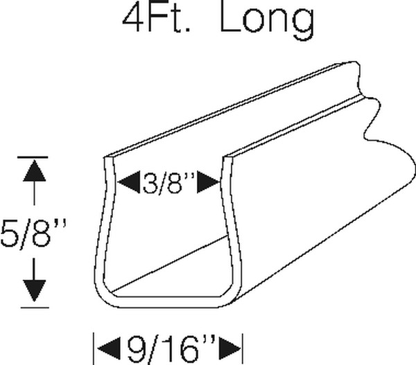 Steele Rubber Products Steel sash channel