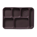 Cook's Brand 630-400 6-Compartment Food Trays