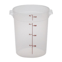 Cambro RFS4PP190 Translucent 4 qt. Round Food Storage Containers