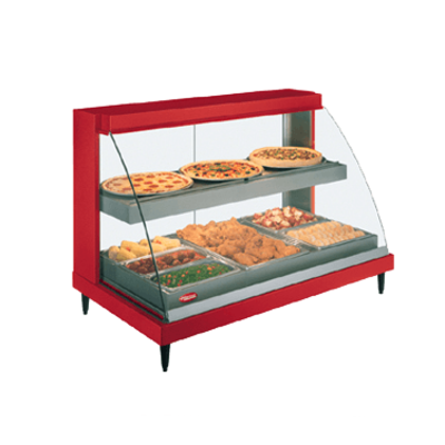 Hatco GRCDH-2PD Curved Glass Display Case, Heated Deli, Countertop