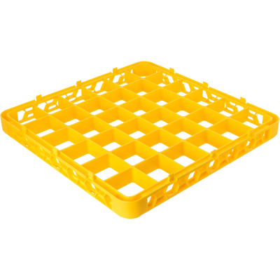 Carlisle RE36C04 Divided Yellow Glass Rack Extender