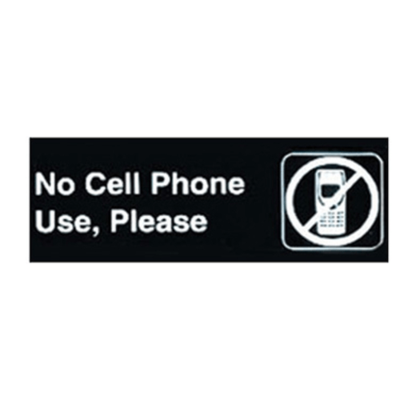 Winco SGN-334 Sign 3" X 9"
