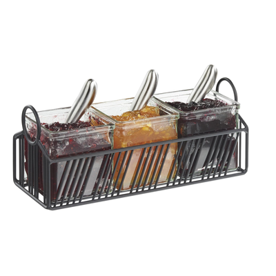 Cal-Mil 803972 12-3/8"W x 4-1/2"D x 5-1/8"H Portland Jar Display
