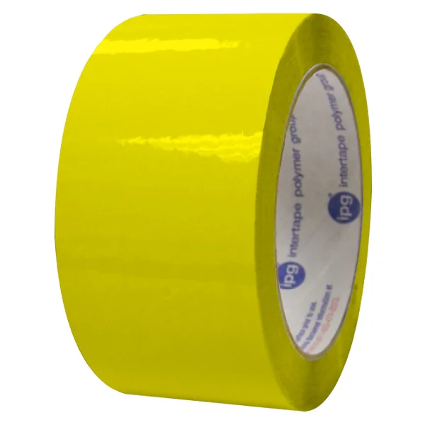 Box Sealing Tape - Hand Roll - 48 mm x 100 m - Yellow