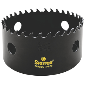 STARRETT CT358 3-5/8'' (92mm) Triple Chip Tungsten Carbide Hole Saw