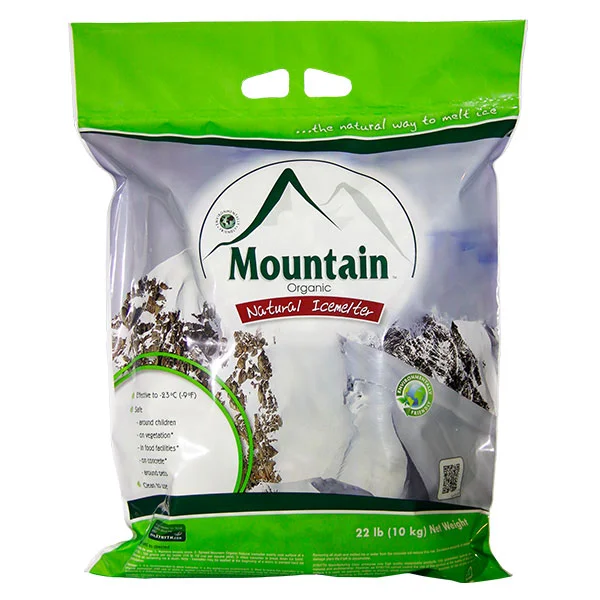 Ice Melt - Mountain Organic - 22 lb - Effective to -23°C