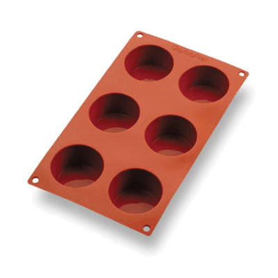 Matfer Bourgeat 257915 6 Per Sheet Gastroflex Muffin Mold