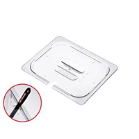Araven 84038 Universal Polycarbonate GN 1/2 Notched Lid