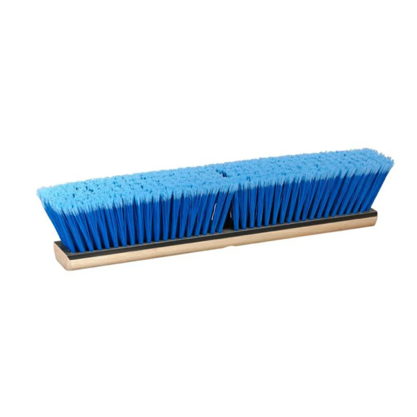 Push Broom Head - 18" - Fine Sweep - PVC Bristles