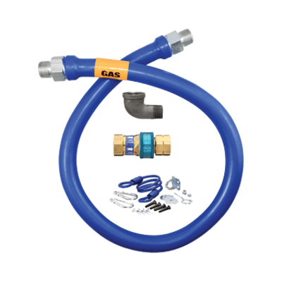 Dormont Manufacturing 16100BPQR24 Dormont Blue Hose Moveable Gas Connector
