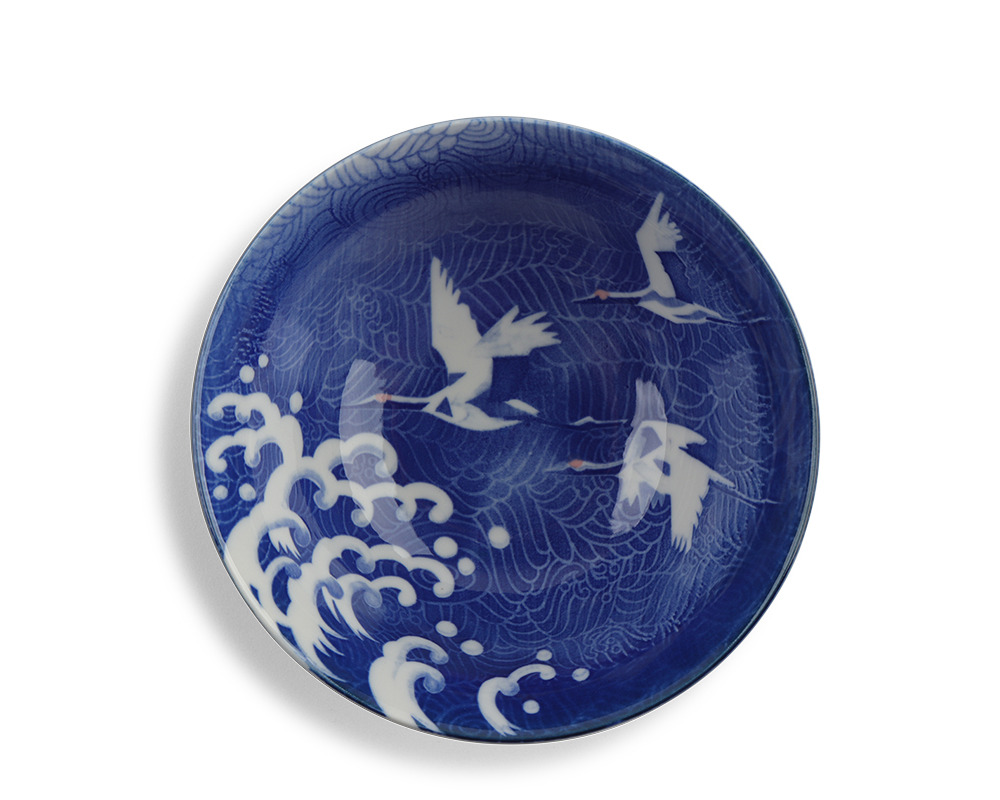 Blue Cranes 6" Bowl