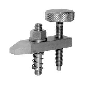 Carr Lane CL-3915 Tapered-Nose Clamp Strap Assembly, Stainless Steel (Knulred-Head Screw, Tapped Heel)