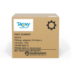 Tacony - X2215 - Fitting, adapter,1/4 tube x 1/8 fnpt - Fits TP200-Q02-U, PP200-Q02-U, Hydromist M2, Hydromist M2/EURO