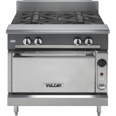 Vulcan V4B36S Heavy Duty Range, 36", Gas