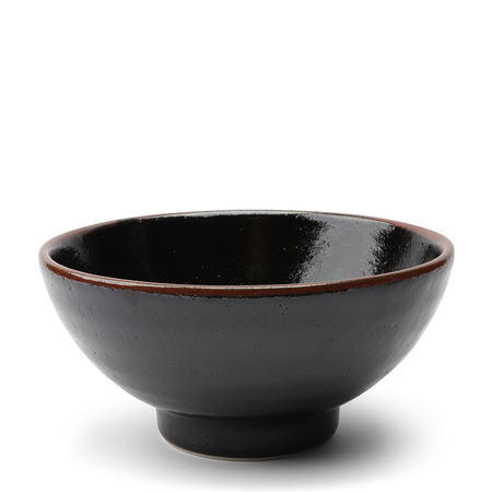 Black Tenmoku 7.5" Noodle Bowl