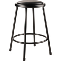 NPS 6424-10 NPS® 24" Heavy Duty Vinyl Padded Steel Stool