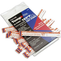Taylor 180 Deg F & 160 Deg F TempRite Dishwasher Test Strips