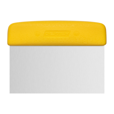Dexter 17303Y SANI-SAFE® 6" x 3" Dough Cutter/Scraper - Yellow H