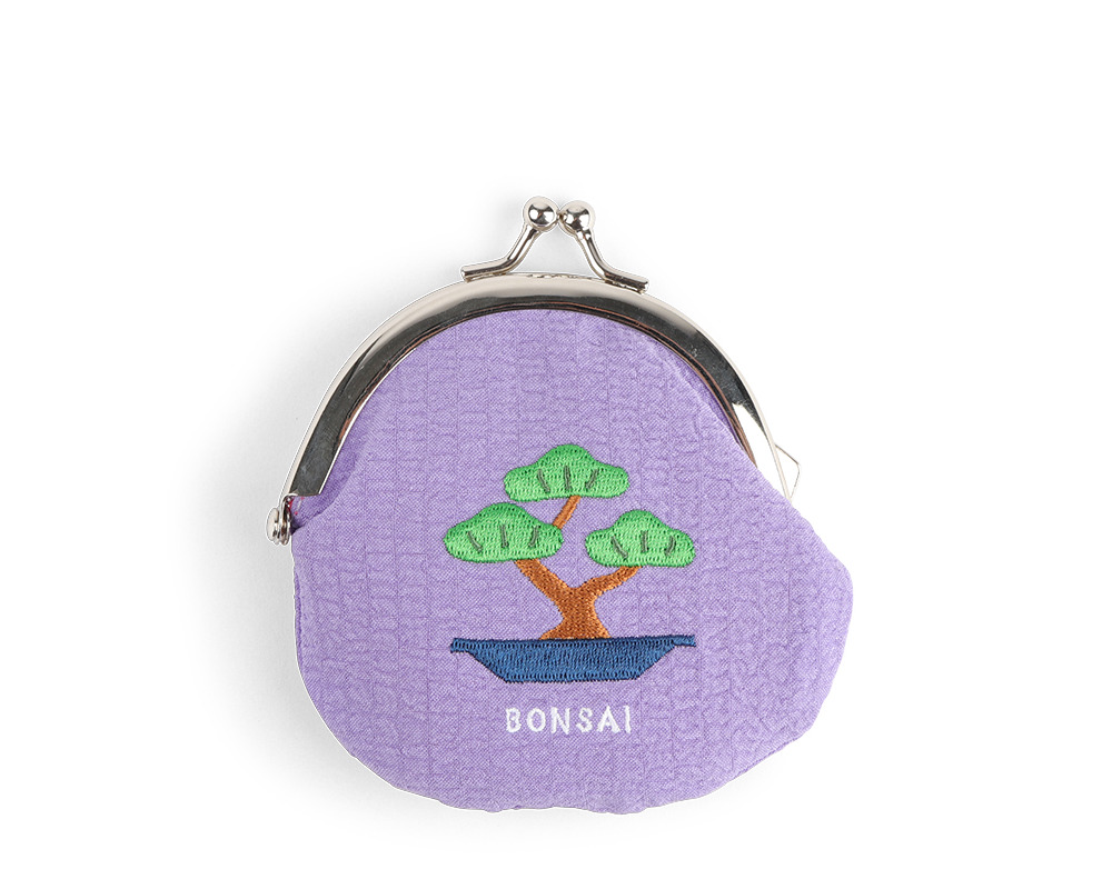 Coin Purse Bonsai Purple