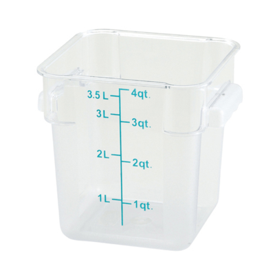 Winco PTSC-4 Storage Container 4 Qt