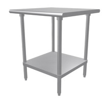 FSE WT-3030-E Economy 30" x 30" 18 Gauge Stainless Steel Work Table
