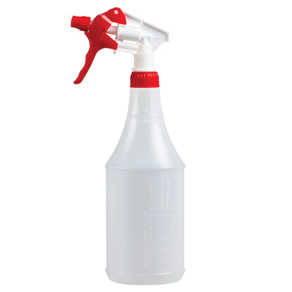 Spray Bottle with Trigger Sprayer - Round - 24 oz