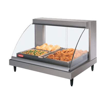Hatco GRCDH-2P Curved Glass Display Case, Heated Deli, Countertop